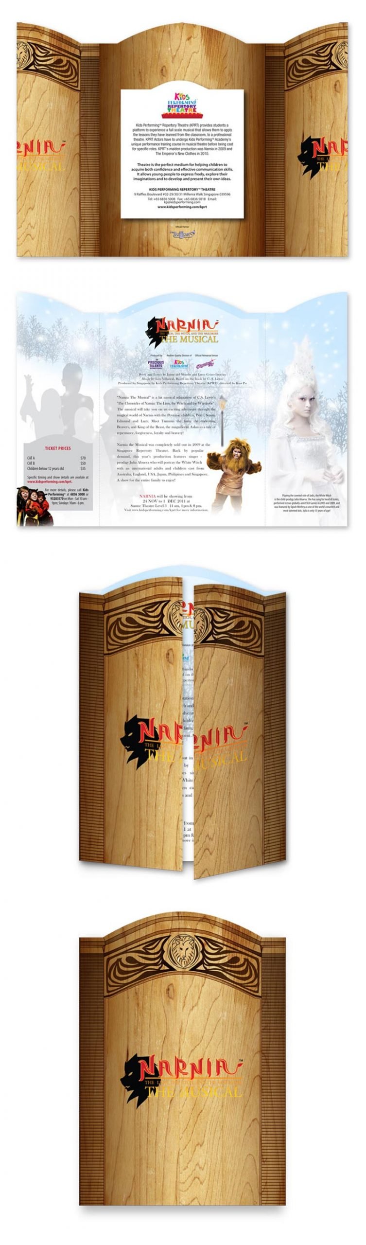 Narnia Drama Musical Leaflet Tracy Chong-Narnia Musical Drama