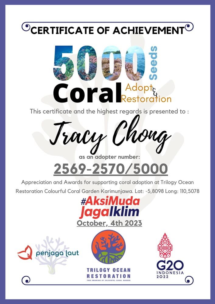 karimunjawa coral adoption